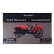 teching assembly simulative mini app controlled electric metal red tractor model toy gift teching assembly simulative mini app controlled electric metal red tractor model toy gift