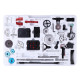 teching assembly vintage classic car metal mechanical model toy with electric engine 310+pcs teching assembly vintage classic car metal mechanical model toy with electric engine 310+pcs