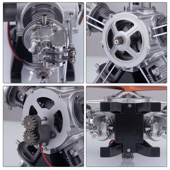 teching diy 5 cylinder electric mechanical aircraft radial engine model kits that runs 250+pcs for sake teching diy 5 cylinder electric mechanical aircraft radial engine model kits that runs 250+pcs for sake
