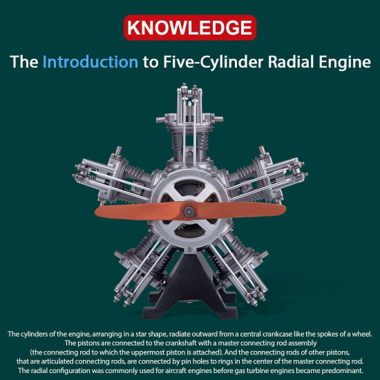 teching diy 5 cylinder electric mechanical aircraft radial engine model kits that runs 250+pcs for sake teching diy 5 cylinder electric mechanical aircraft radial engine model kits that runs 250+pcs for sake