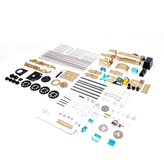 teching engine steam train model kits with pathway full aluminum alloy model gift collection stem toys for sale teching engine steam train model kits with pathway full aluminum alloy model gift collection stem toys for sale