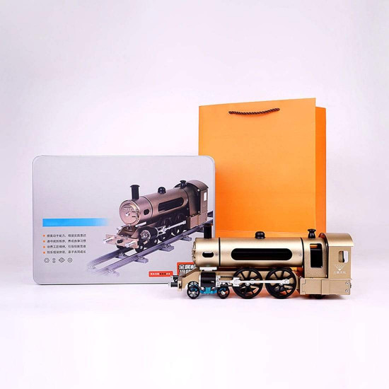 teching engine steam train model kits with pathway full aluminum alloy model gift collection stem toys for sale teching engine steam train model kits with pathway full aluminum alloy model gift collection stem toys for sale