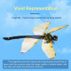 teching flying dragonfly kinetic sculpture 3d metal model diy kits teching flying dragonfly kinetic sculpture 3d metal model diy kits