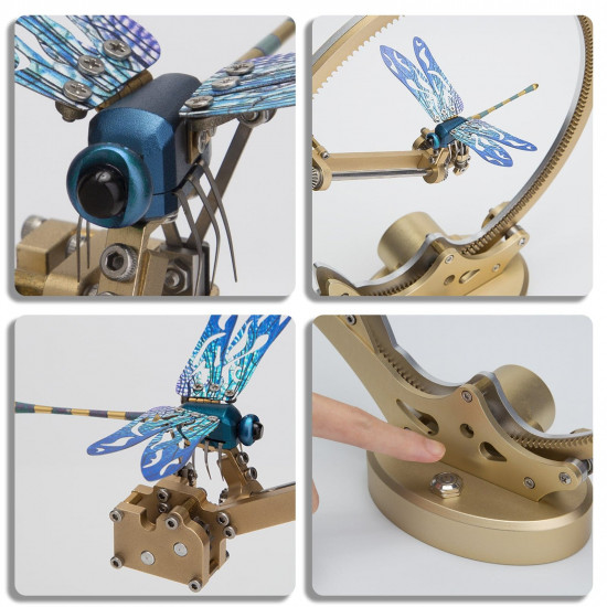 teching flying dragonfly kinetic sculpture 3d metal model diy kits teching flying dragonfly kinetic sculpture 3d metal model diy kits