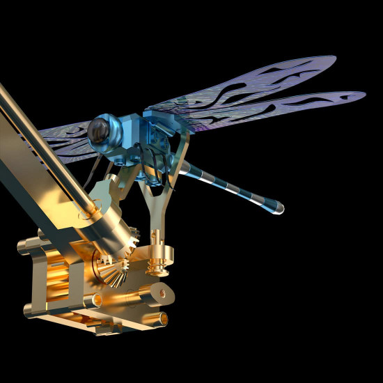 teching flying dragonfly kinetic sculpture 3d metal model diy kits teching flying dragonfly kinetic sculpture 3d metal model diy kits
