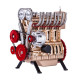teching inline four-cylinder full aluminum alloy assembling model science education engine for collection teching inline four-cylinder full aluminum alloy assembling model science education engine for collection