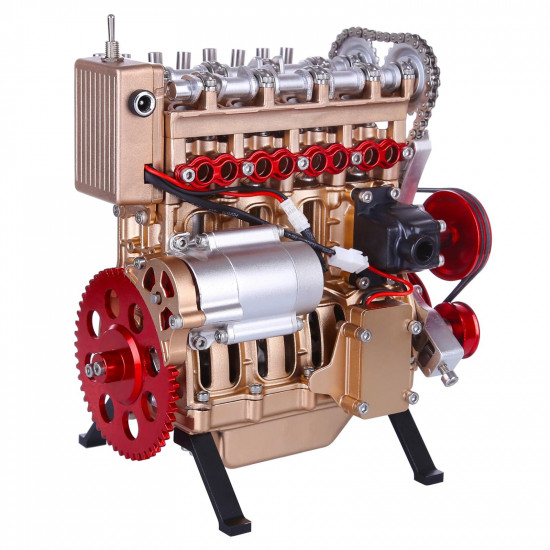 teching inline four-cylinder full aluminum alloy assembling model science education engine for collection teching inline four-cylinder full aluminum alloy assembling model science education engine for collection
