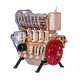 teching inline four-cylinder full aluminum alloy assembling model science education engine for collection teching inline four-cylinder full aluminum alloy assembling model science education engine for collection