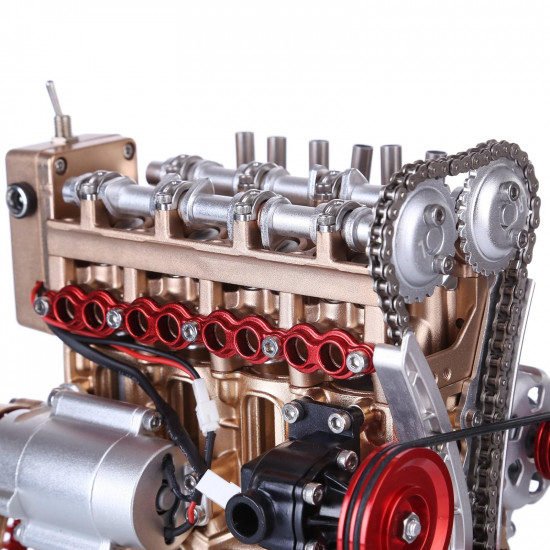 teching inline four-cylinder full aluminum alloy assembling model science education engine for collection teching inline four-cylinder full aluminum alloy assembling model science education engine for collection