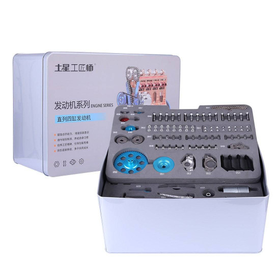 teching inline four-cylinder full aluminum alloy assembling model science education engine for collection teching inline four-cylinder full aluminum alloy assembling model science education engine for collection