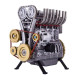 teching inline four-cylinder full aluminum alloy assembling model science education engine for collection teching inline four-cylinder full aluminum alloy assembling model science education engine for collection