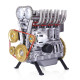 teching inline four-cylinder full aluminum alloy assembling model science education engine for collection teching inline four-cylinder full aluminum alloy assembling model science education engine for collection