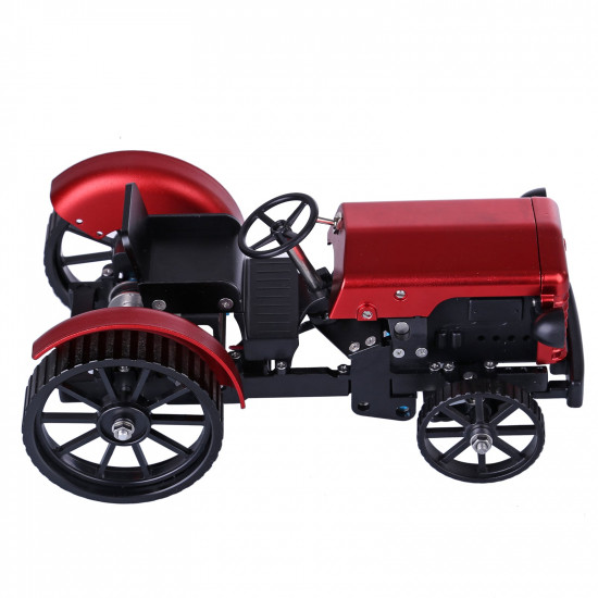 teching mini app rc tractor metal romote control model tractor in red diy assembly kit educational toy gifts collection - enginediy teching mini app rc tractor metal romote control model tractor in red diy assembly kit educational toy gifts collection - enginediy