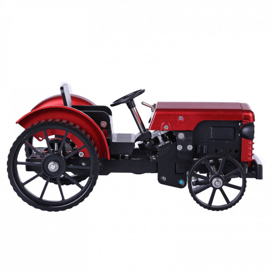 teching mini app rc tractor metal romote control model tractor in red diy assembly kit educational toy gifts collection - enginediy teching mini app rc tractor metal romote control model tractor in red diy assembly kit educational toy gifts collection - enginediy