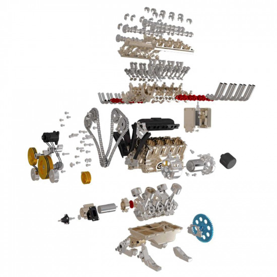 teching v8 mechanical metal assembly diy car engine model kit 500+pcs educational experiment toy teching v8 mechanical metal assembly diy car engine model kit 500+pcs educational experiment toy