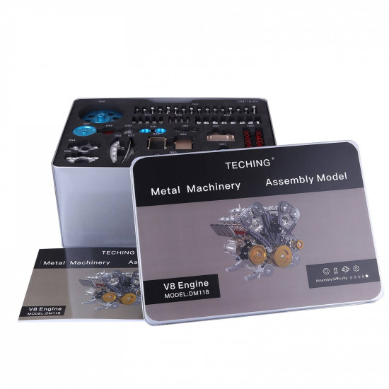 teching v8 mechanical metal assembly diy car engine model kit 500+pcs educational experiment toy teching v8 mechanical metal assembly diy car engine model kit 500+pcs educational experiment toy