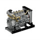 teching workable small mini horizontal shaft diesel engine metal model kits diy ohv 4-cylinder engine teching workable small mini horizontal shaft diesel engine metal model kits diy ohv 4-cylinder engine