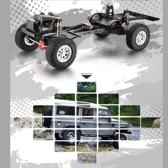 tfl c1704 1/10 7.4v climbing car frame metal car frame with car shell tfl c1704 1/10 7.4v climbing car frame metal car frame with car shell