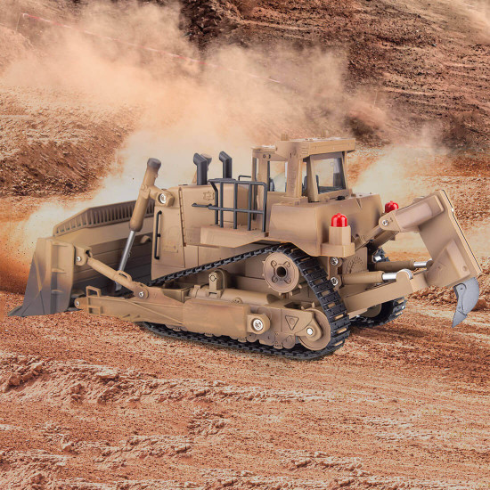 the link×huina 1/16 2.4ghz 9ch rc us army armored engineering bulldozer model d9r the link×huina 1/16 2.4ghz 9ch rc us army armored engineering bulldozer model d9r