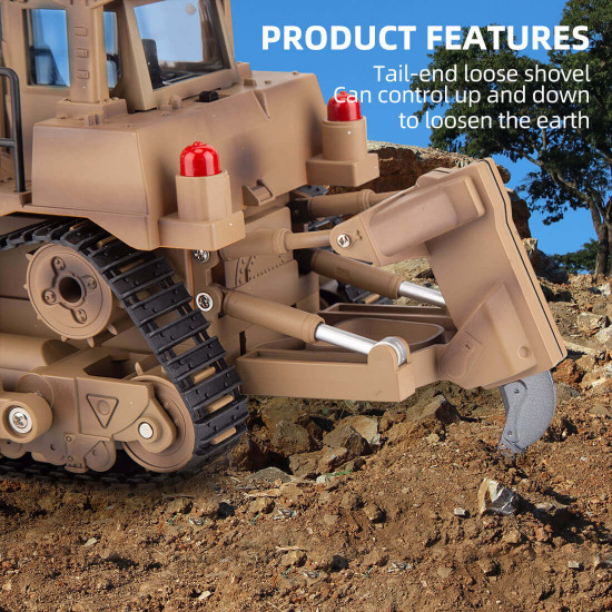 the link×huina 1/16 2.4ghz 9ch rc us army armored engineering bulldozer model d9r the link×huina 1/16 2.4ghz 9ch rc us army armored engineering bulldozer model d9r