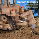 the link×huina 1/16 2.4ghz 9ch rc us army armored engineering bulldozer model d9r the link×huina 1/16 2.4ghz 9ch rc us army armored engineering bulldozer model d9r