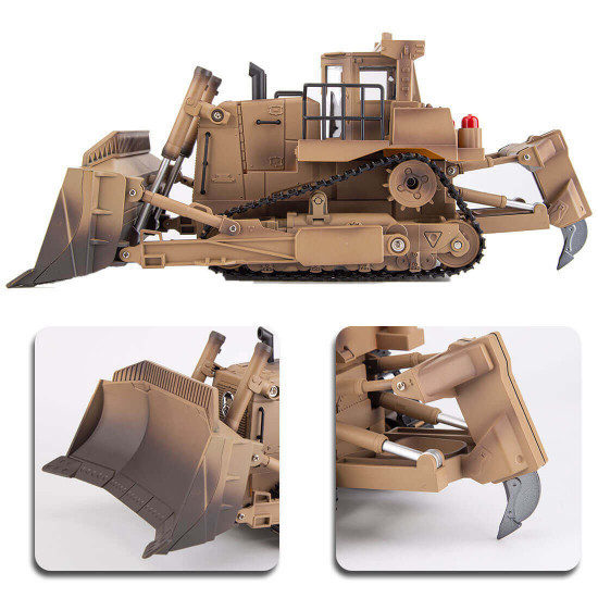 the link×huina 1/16 2.4ghz 9ch rc us army armored engineering bulldozer model d9r the link×huina 1/16 2.4ghz 9ch rc us army armored engineering bulldozer model d9r