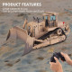 the link×huina 1/16 2.4ghz 9ch rc us army armored engineering bulldozer model d9r the link×huina 1/16 2.4ghz 9ch rc us army armored engineering bulldozer model d9r