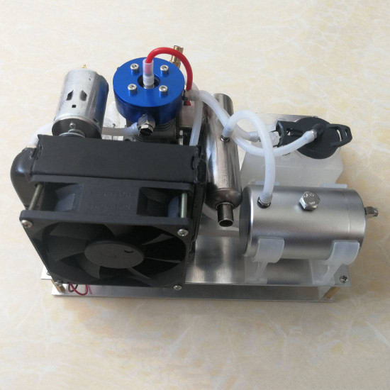 toyan level 15 diy modify methanol engine into gasoline engine generator with water-cooled radiator device toyan level 15 diy modify methanol engine into gasoline engine generator with water-cooled radiator device