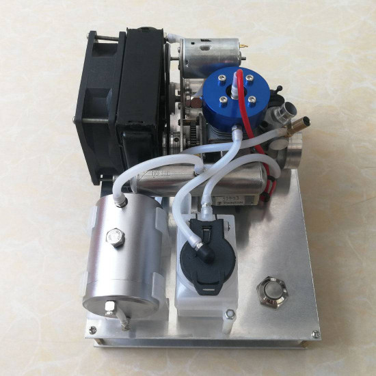 toyan level 15 diy modify methanol engine into gasoline engine generator with water-cooled radiator device toyan level 15 diy modify methanol engine into gasoline engine generator with water-cooled radiator device