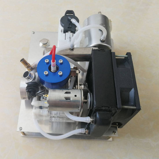 toyan level 15 diy modify methanol engine into gasoline engine generator with water-cooled radiator device toyan level 15 diy modify methanol engine into gasoline engine generator with water-cooled radiator device