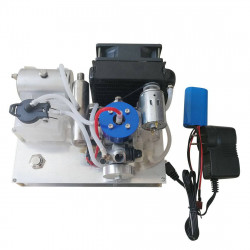 toyan level 15 diy modify methanol engine into gasoline engine  generator with water-cooled radiator device