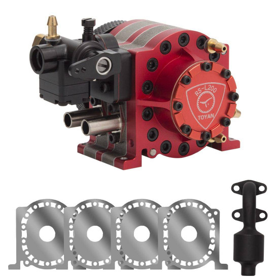 toyan rs-l200 4.92cc 2 rotor rotary engine model watercooling 2200~18500rpm toyan rs-l200 4.92cc 2 rotor rotary engine model watercooling 2200~18500rpm