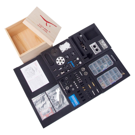 toyan x-power 2-cylinder 4-stroke kit diy build rc car engine fs-l200w -blue toyan x-power 2-cylinder 4-stroke kit diy build rc car engine fs-l200w -blue
