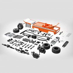 toyan x-power sand cruiser nitro 1/8 rc car desert rock crawler diy kit with fs-l200 engine & 5 speed gearbox