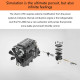 toyan x-power sand cruiser nitro 1/8 rc car desert rock crawler diy kit with fs-l200 engine & 5 speed gearbox toyan x-power sand cruiser nitro 1/8 rc car desert rock crawler diy kit with fs-l200 engine & 5 speed gearbox