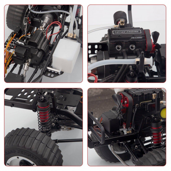 toyan x-power sand cruiser nitro 1/8 rc car desert rock crawler diy kit with fs-l200 engine & 5 speed gearbox toyan x-power sand cruiser nitro 1/8 rc car desert rock crawler diy kit with fs-l200 engine & 5 speed gearbox