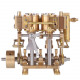 two cylinder reciprocating steam engine model mini brass double cylinder reciprocating engine model two cylinder reciprocating steam engine model mini brass double cylinder reciprocating engine model