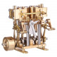 two cylinder reciprocating steam engine model mini brass double cylinder reciprocating engine model two cylinder reciprocating steam engine model mini brass double cylinder reciprocating engine model