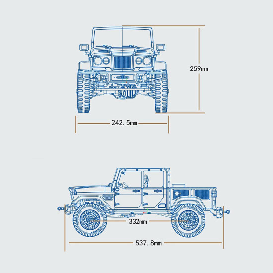 twolf tw-715 v8 engine rc off-road 4-door pick-up truck vehicle crawler kit 4wd 1/10 (no electronic equipment) twolf tw-715 v8 engine rc off-road 4-door pick-up truck vehicle crawler kit 4wd 1/10 (no electronic equipment)