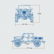 twolf tw-715 v8 engine rc off-road 4-door pick-up truck vehicle crawler kit 4wd 1/10 (no electronic equipment) twolf tw-715 v8 engine rc off-road 4-door pick-up truck vehicle crawler kit 4wd 1/10 (no electronic equipment)