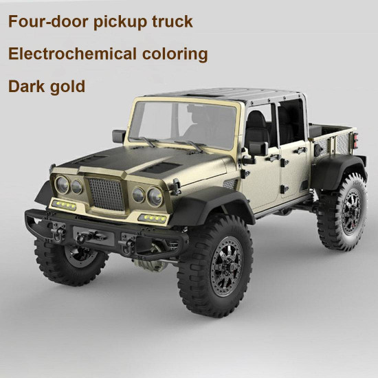 twolf tw-715 v8 engine rc off-road 4-door pick-up truck vehicle crawler kit 4wd 1/10 (no electronic equipment) twolf tw-715 v8 engine rc off-road 4-door pick-up truck vehicle crawler kit 4wd 1/10 (no electronic equipment)