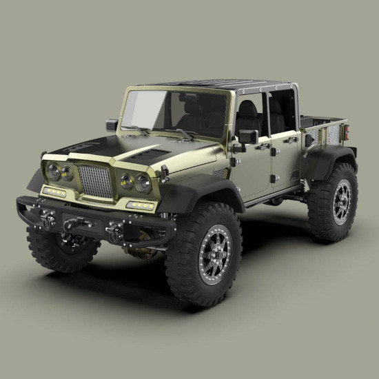 twolf tw-715 v8 engine rc off-road 4-door pick-up truck vehicle crawler kit 4wd 1/10 (no electronic equipment) twolf tw-715 v8 engine rc off-road 4-door pick-up truck vehicle crawler kit 4wd 1/10 (no electronic equipment)