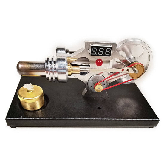 γ type digital stirling engine model with glow lamp bead science experiment toy γ type digital stirling engine model with glow lamp bead science experiment toy
