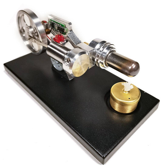 γ type digital stirling engine model with glow lamp bead science experiment toy γ type digital stirling engine model with glow lamp bead science experiment toy