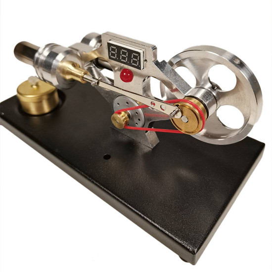 γ type digital stirling engine model with glow lamp bead science experiment toy γ type digital stirling engine model with glow lamp bead science experiment toy