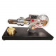 γ type digital stirling engine model with glow lamp bead science experiment toy γ type digital stirling engine model with glow lamp bead science experiment toy