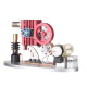 α type double cylinder butane stirling engine led generator model with double piston rocker arm linkage α type double cylinder butane stirling engine led generator model with double piston rocker arm linkage