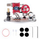 α type double cylinder butane stirling engine led generator model with double piston rocker arm linkage α type double cylinder butane stirling engine led generator model with double piston rocker arm linkage