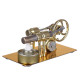 γ-type golden single cylinder sterling engine generator stirling model with led diode and bulb science experiment educational toy γ-type golden single cylinder sterling engine generator stirling model with led diode and bulb science experiment educational toy