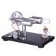γ-type single cylinder stirling engine sterling generator with led lights with voltage digital display meter science toy γ-type single cylinder stirling engine sterling generator with led lights with voltage digital display meter science toy